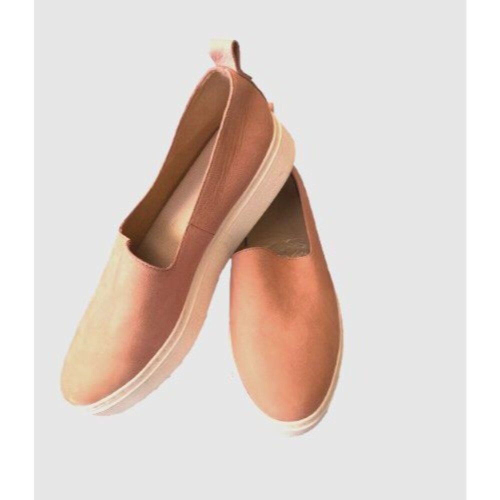 EILEEN FISHER Proper Desert Rose Suede Slip On Shoes Size 11